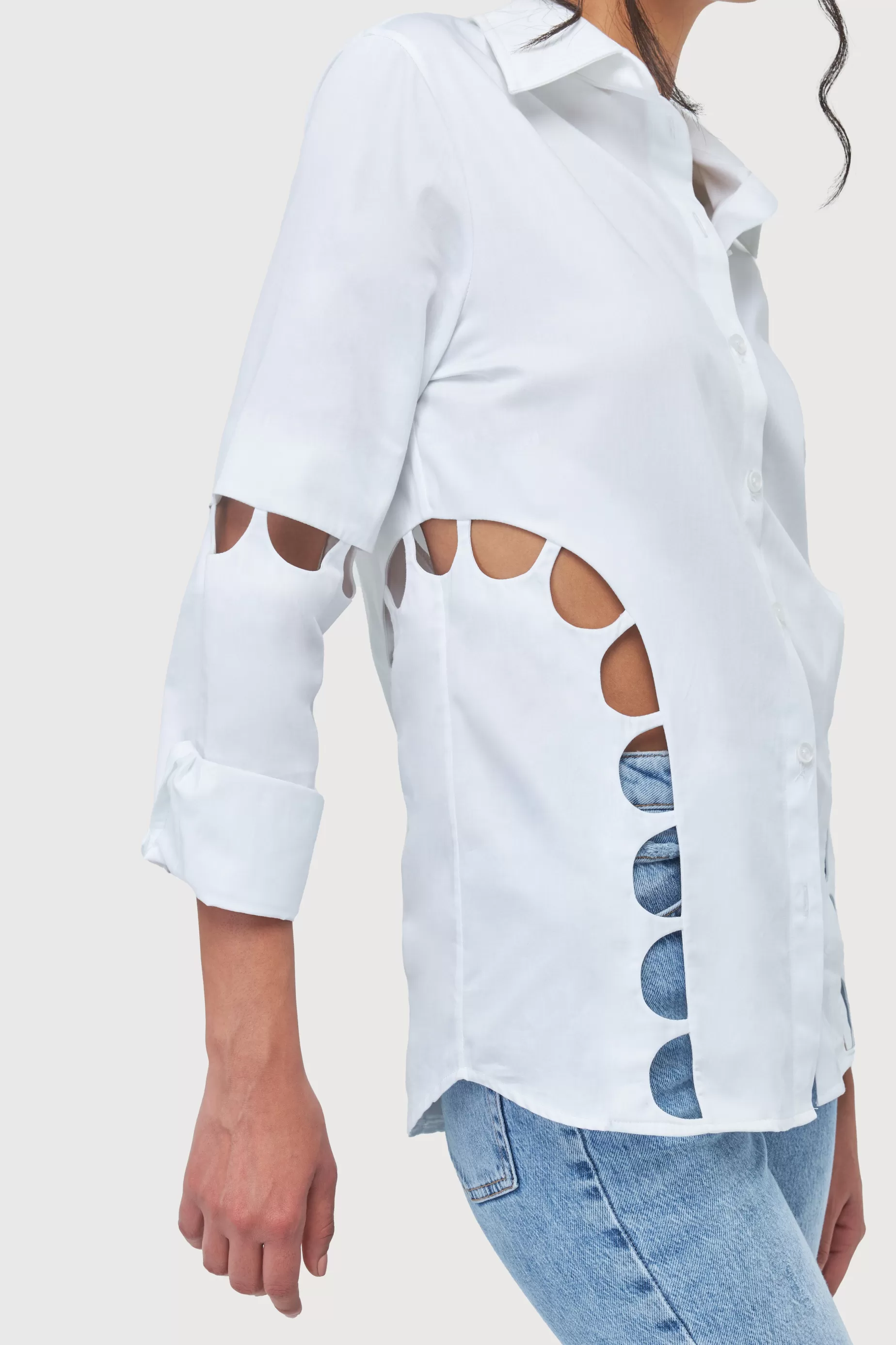 Tops<Nafsika Skourti Arches Shirt White