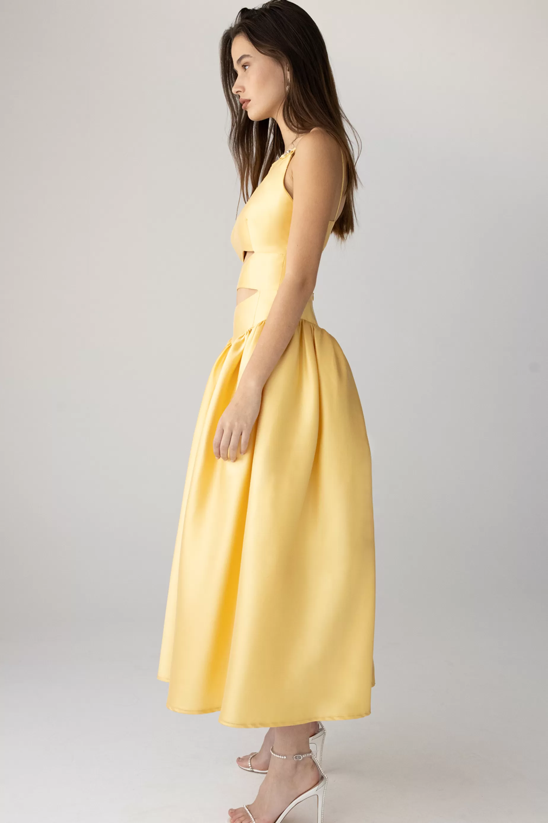 Cocktail Dresses<Nafsika Skourti Duchess Dress In Yellow