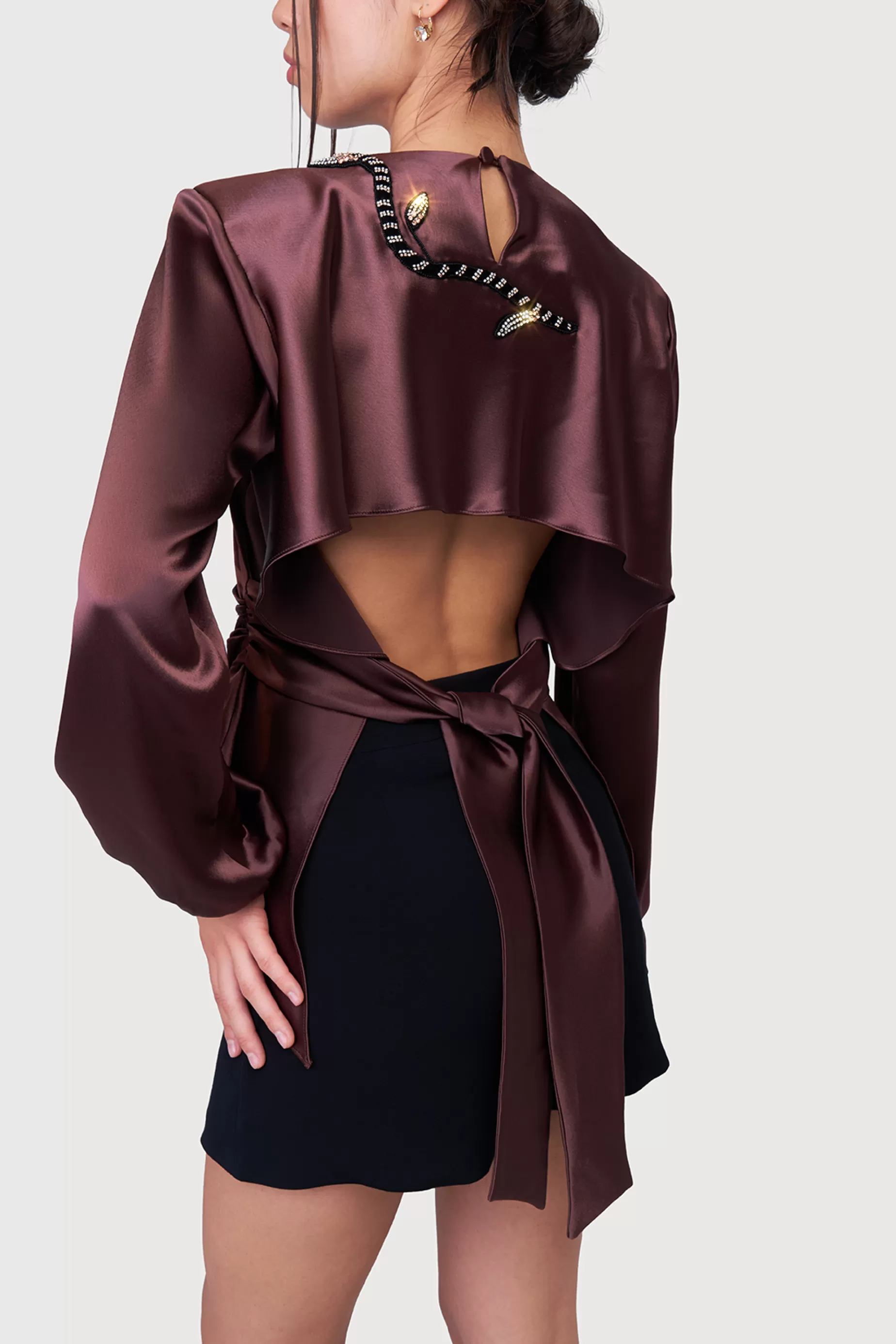 Tops<Nafsika Skourti Eden Dinner Blouse Champagne