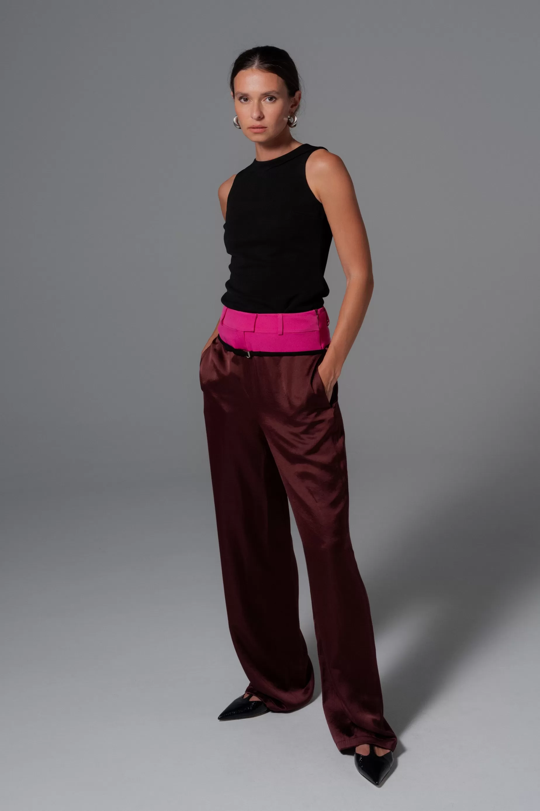 Trousers<Nafsika Skourti Gemini Trousers Bordeaux