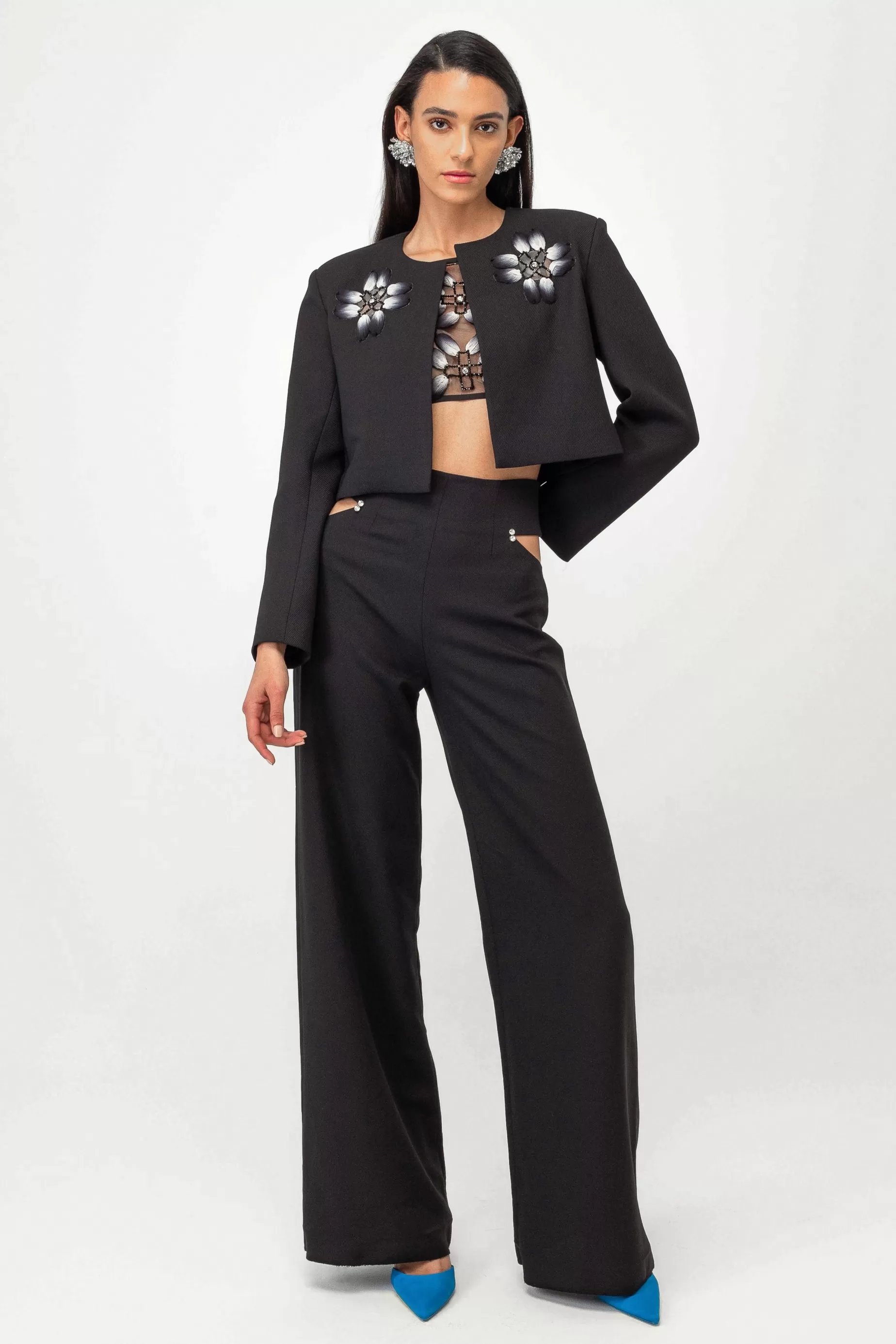 Trousers<Nafsika Skourti Happy Cut Out Trouser Black