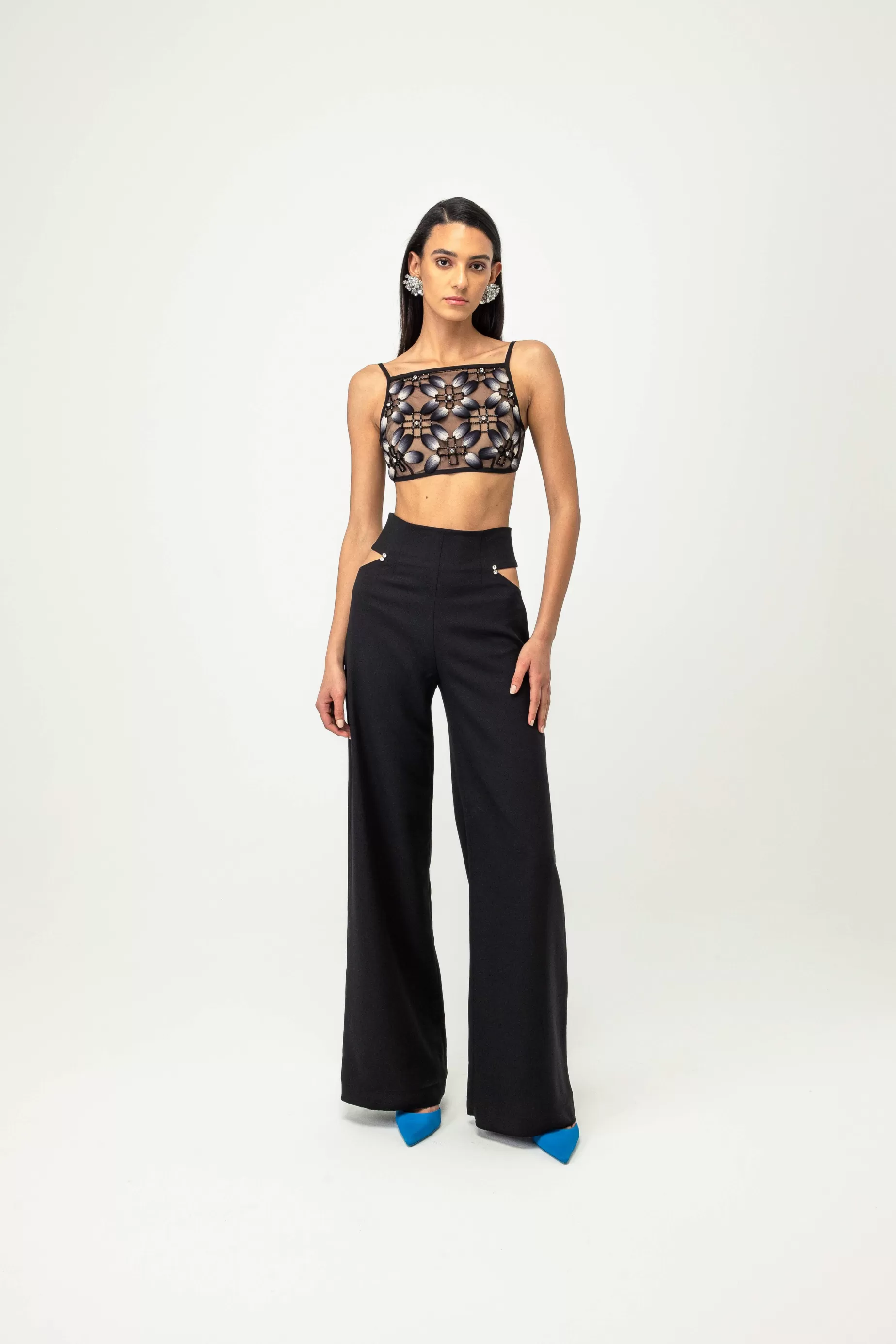 Trousers<Nafsika Skourti Happy Cut Out Trouser Black