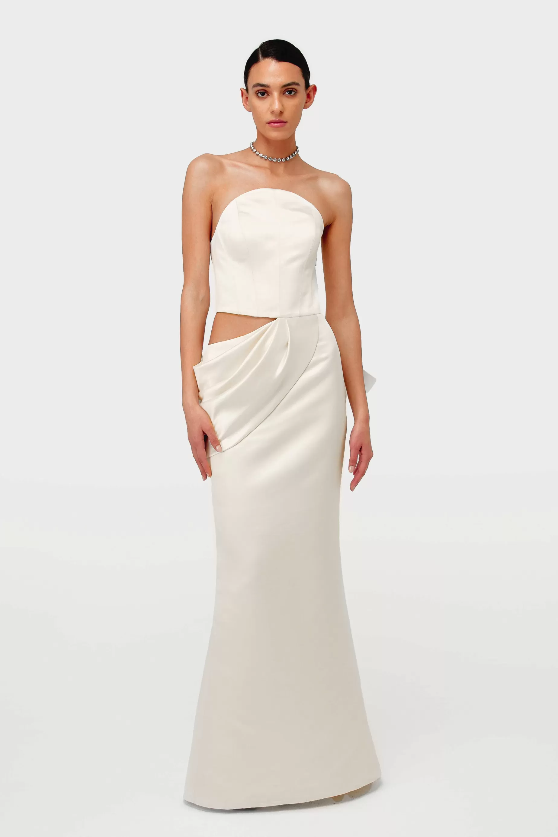 Evening Dresses<Nafsika Skourti Landslide Gown Cream