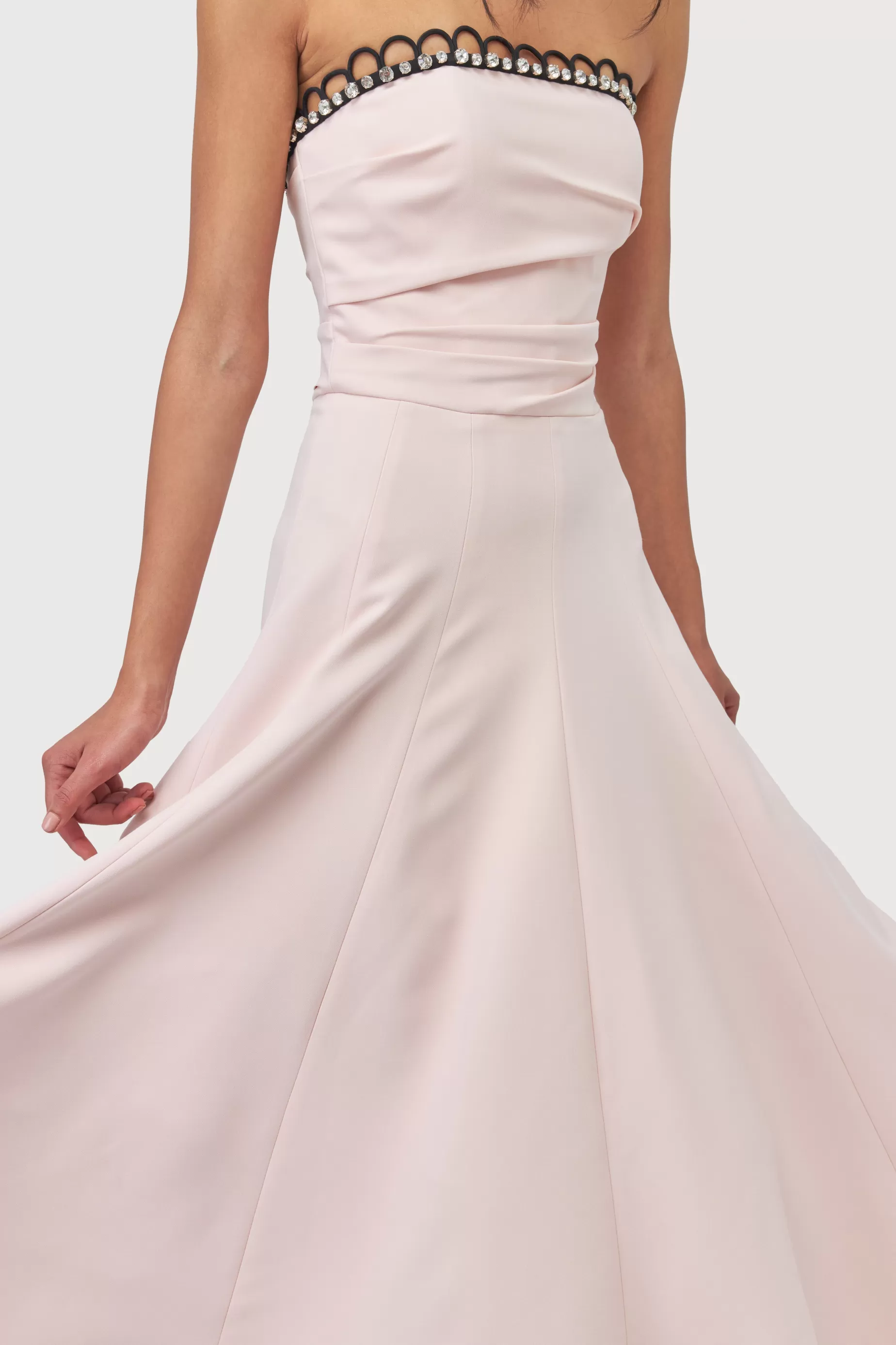 Evening Dresses<Nafsika Skourti Leo Cinderella Dress Powder Pink