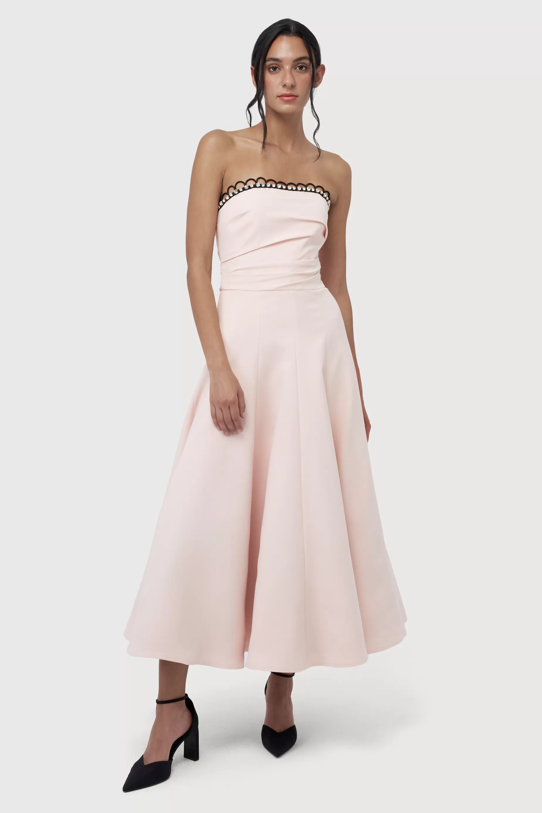 Evening Dresses<Nafsika Skourti Leo Cinderella Dress Powder Pink