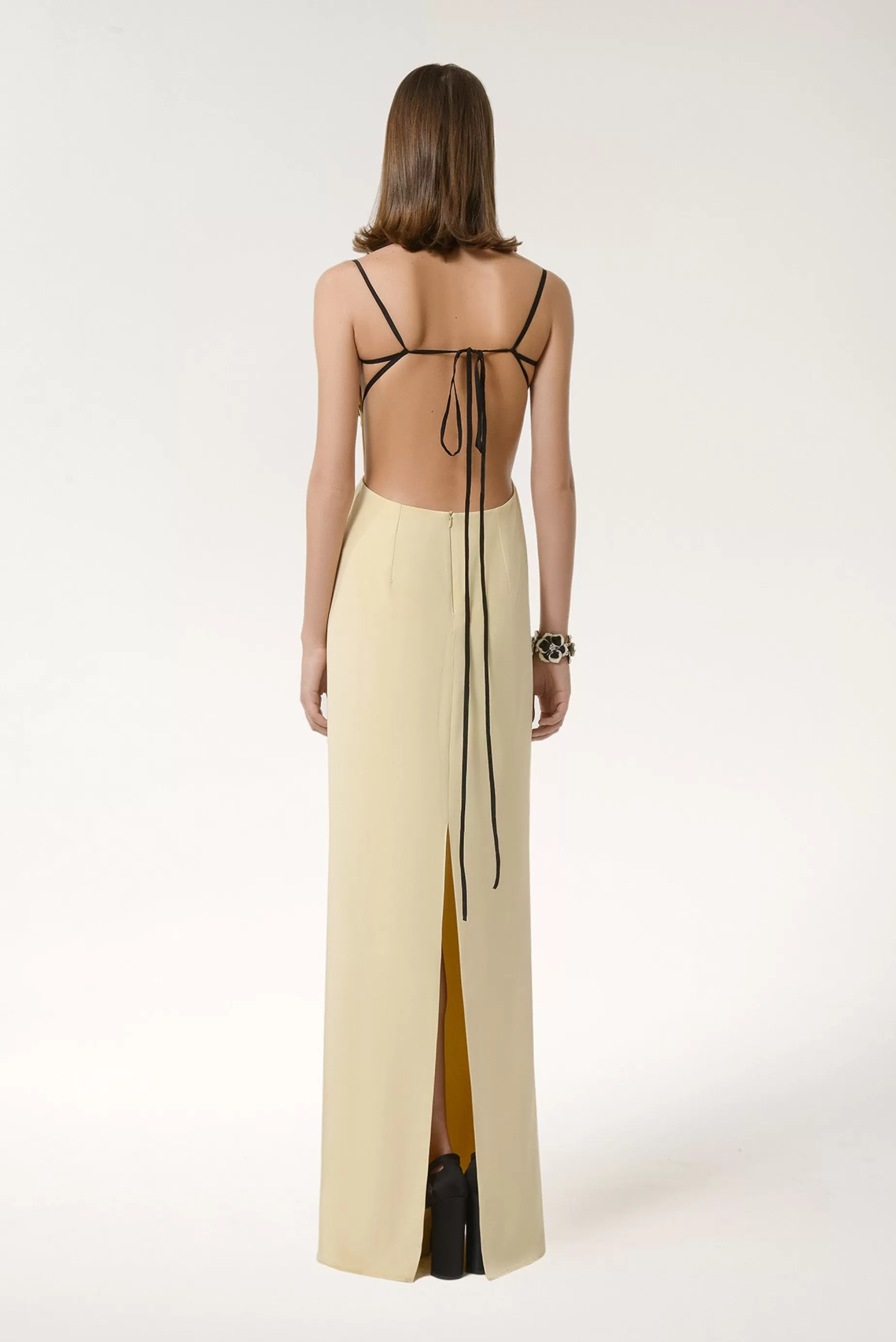 Evening Dresses<Nafsika Skourti Leo Slim W/Embroidery