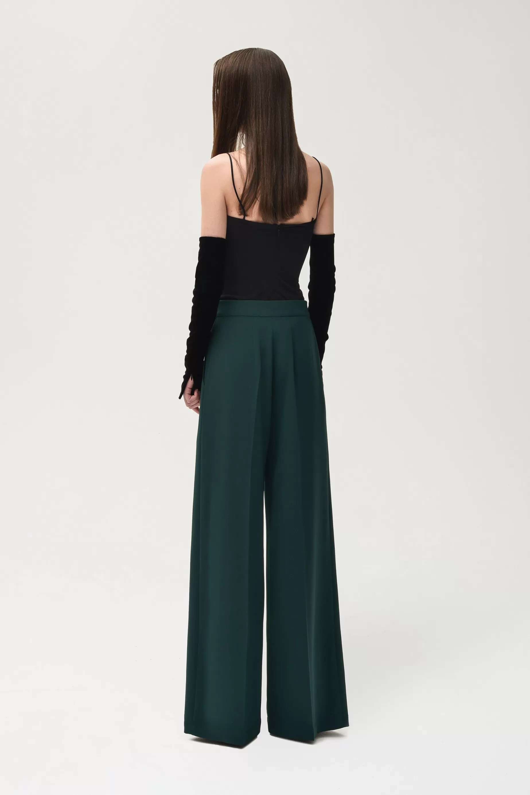 Trousers<Nafsika Skourti Slouchy Trousers Emerald