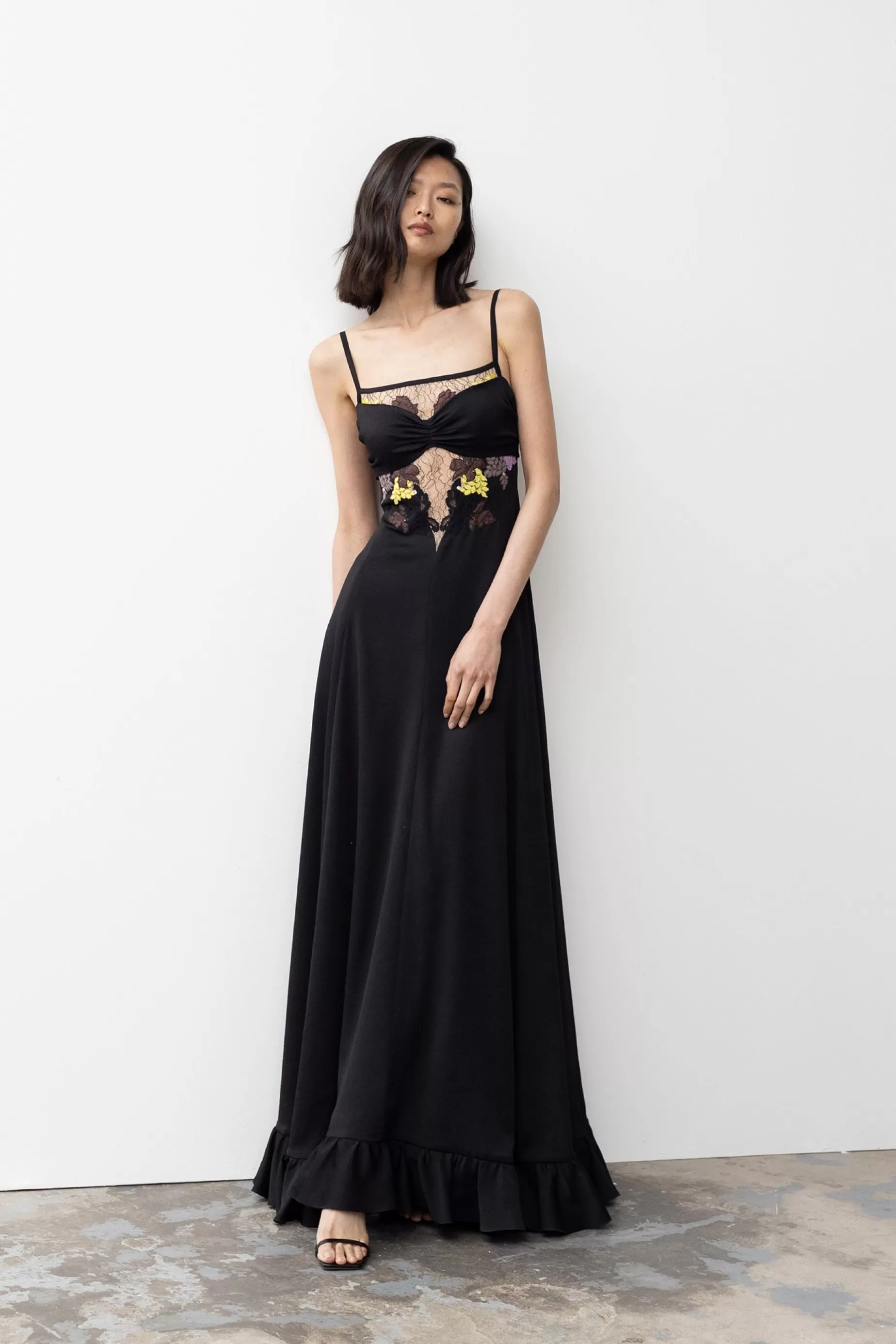 Evening Dresses<Nafsika Skourti The Luna Gown Black