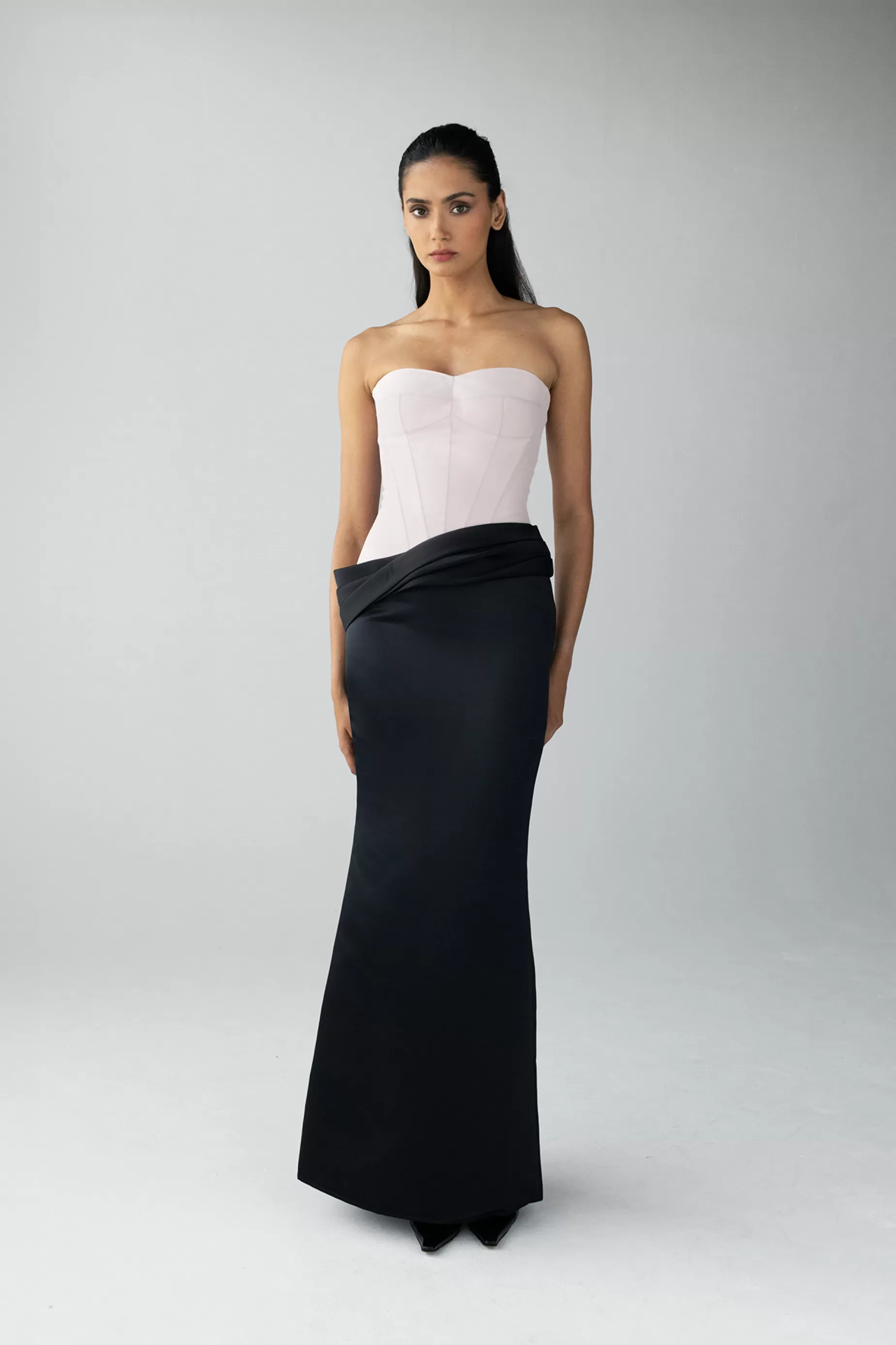 Evening Dresses<Nafsika Skourti The Two-Tone Undressed Gown