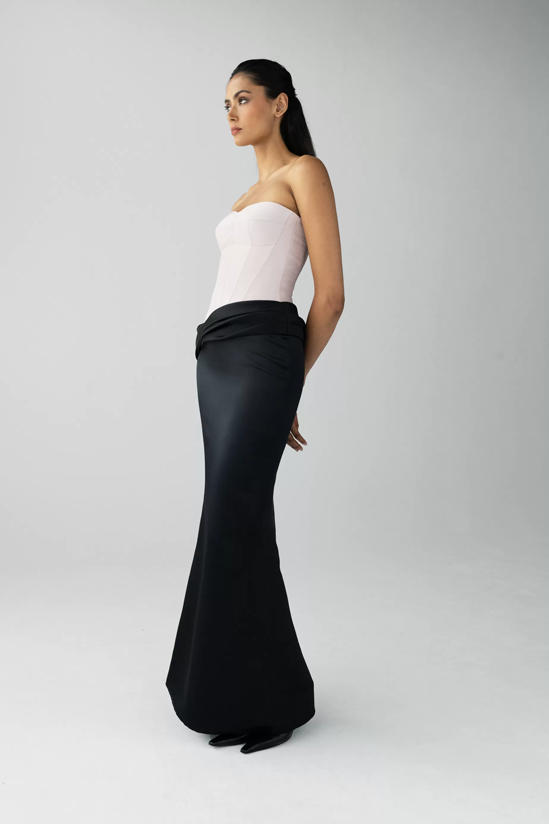 Evening Dresses<Nafsika Skourti The Two-Tone Undressed Gown